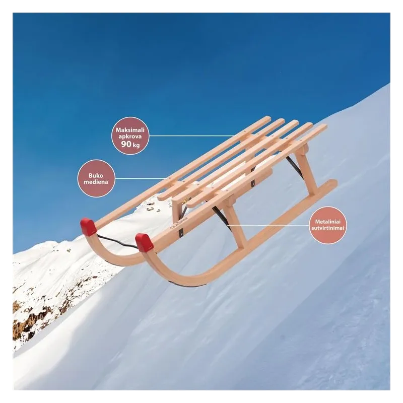 Koka ragavas Outliner DTL 50, brūna krās., 90 cm x 30 cm