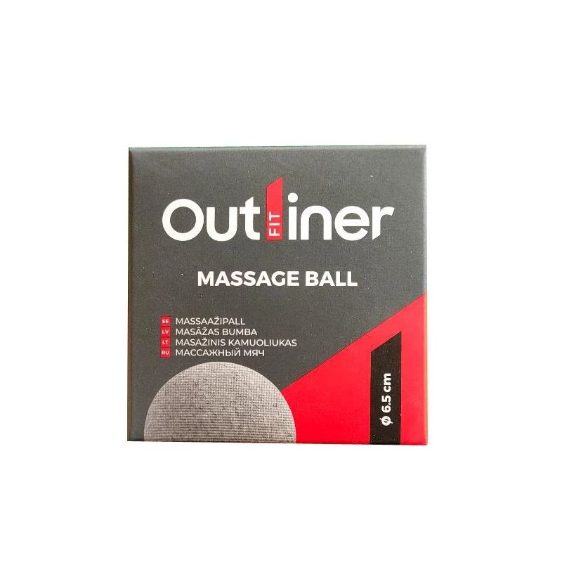 Masāžas bumbiņa Outliner. brūna. 6.5 cm