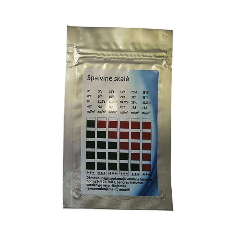 Kalcija, kopējā ūdens cietības, noteikšanas testi. 2 gab.