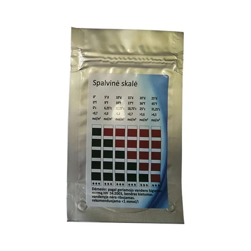 Kaļķu ,kopējās ūdens cietības, noteikšanas tests Šomis Aquadur, 2 gab.