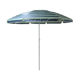 Pludmales lietussargs Outliner. 200 cm. zila-zaļa