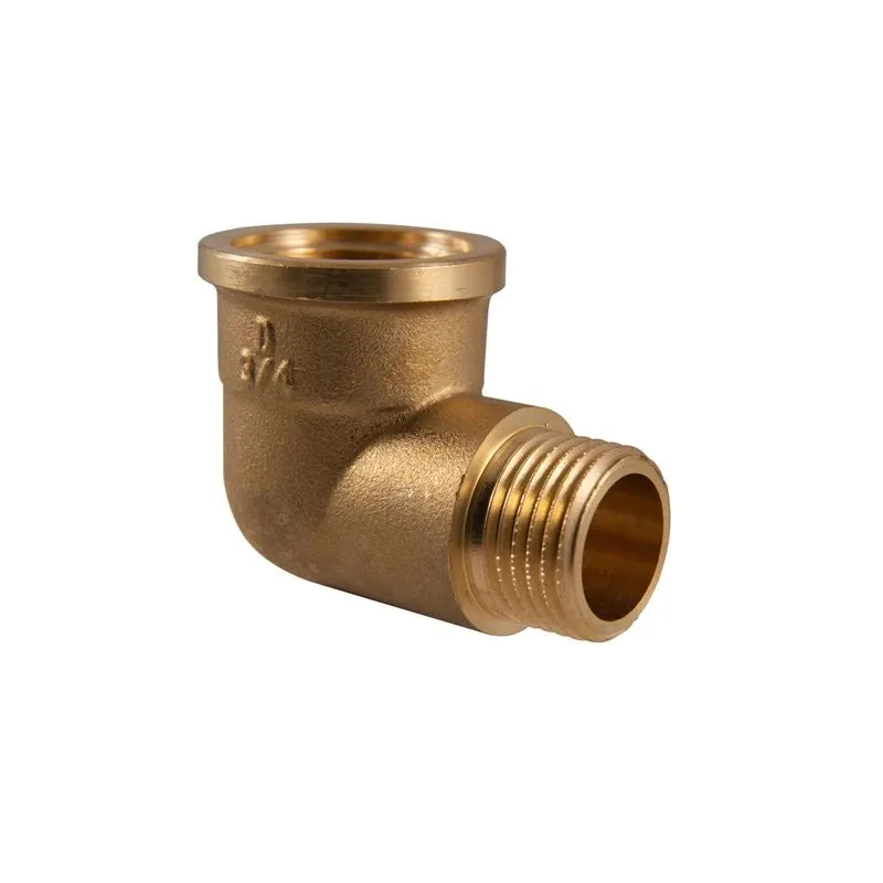 Alkūnė redukuota 210R, TDM Brass, ¾vidus x ½išorė