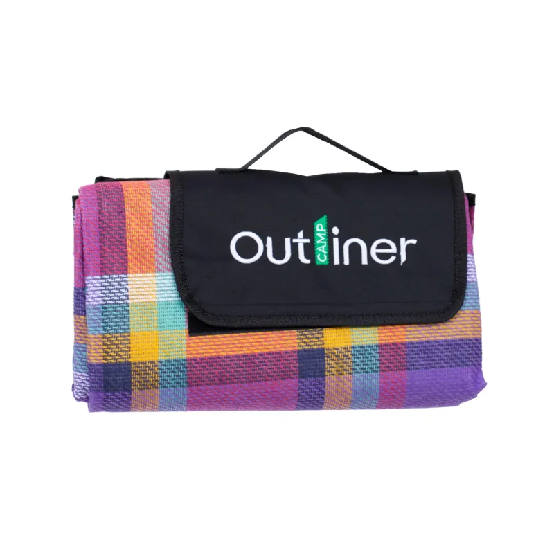 Kempinga paklājiņš Outliner AF01, daudzkrāsaina, 150 x 130 cm