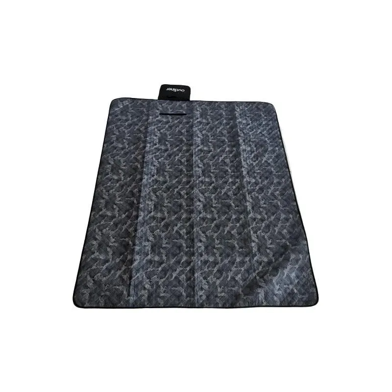 Kempinga paklājiņš Outliner AF02, melna krās., 170 x 140 cm