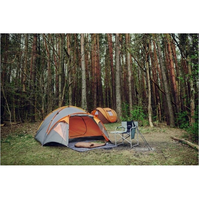 Kempinga paklājs Outliner AF02. melna. 1700x1400 mm