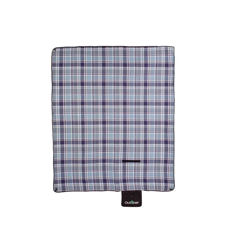 Kempinga paklājs Outliner. zila. 2000x1700 mm