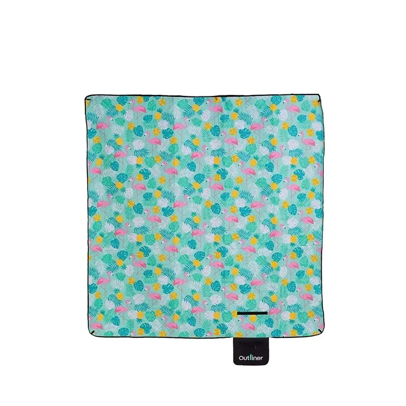 Kempinga paklājiņš Outliner AF11, zila krās., 200 x 200 cm