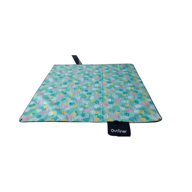 Kempinga paklājs Outliner. zila. 2000x2000 mm