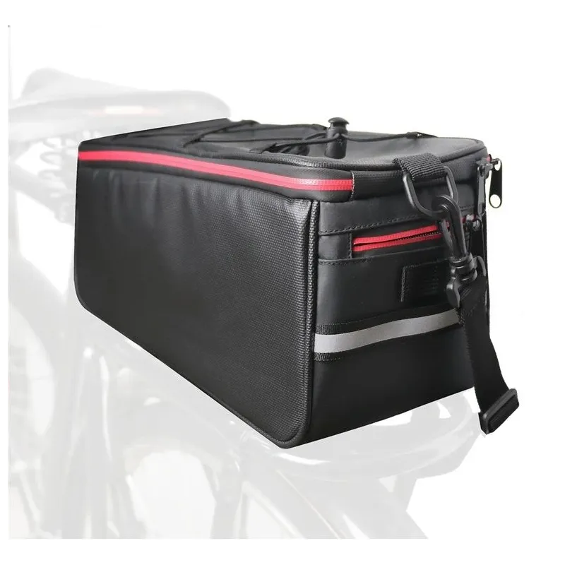 Velosipēdu soma Outliner, poliesters, melna krās.