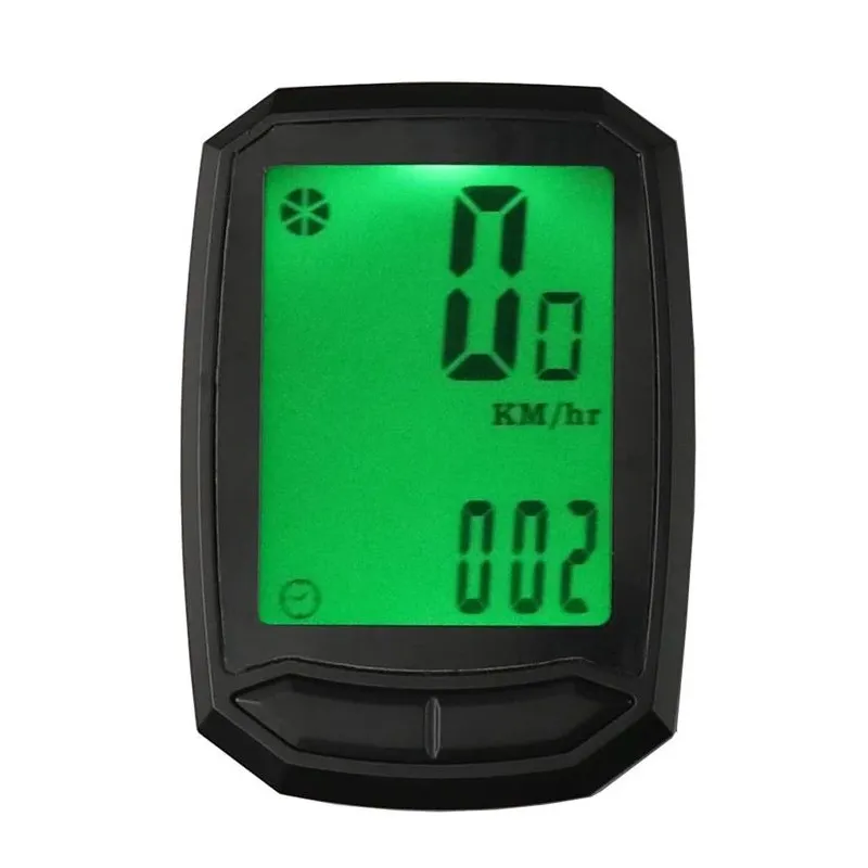 Velosipēdu dators Outliner YS-602, plastmasa, melna krās.