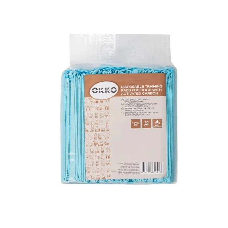 Suņu apmācību paklājs ar aktivēto ogli Höppy, 45 cm x 60 cm, 30 gab.