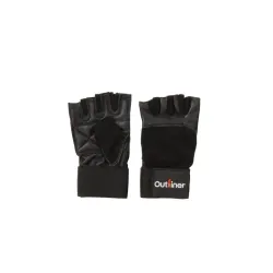 Leather weightlifting glove sg-1164-m