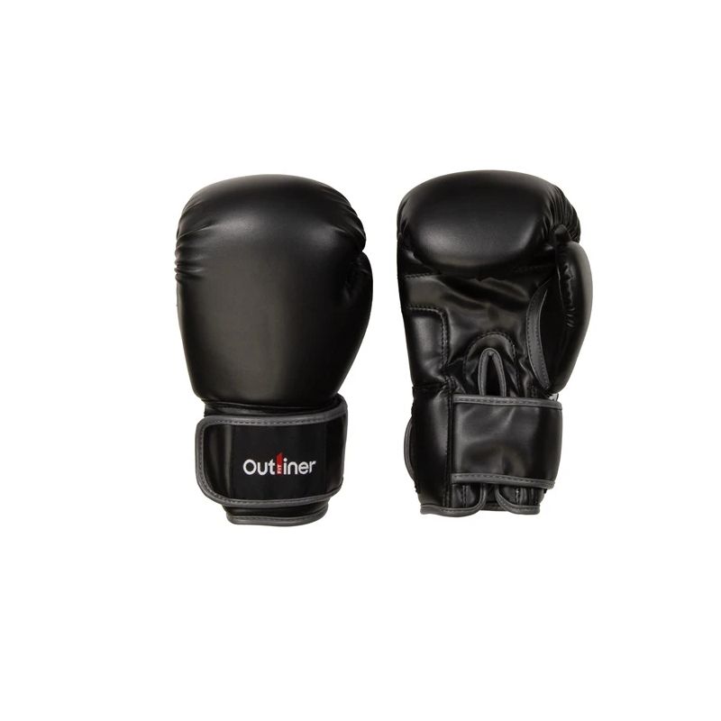 Boksa cimdi Outliner SG-1007. melna. 8 oz