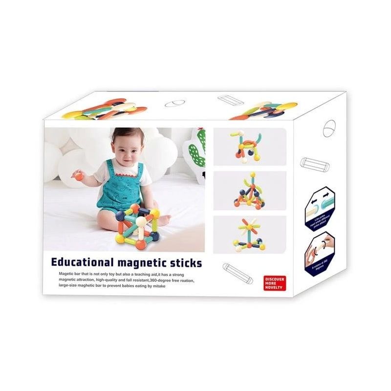 Konstruktors rotaļu magnētiskais 42 d.