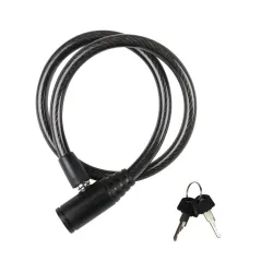 Велосипедный замок Outliner FSBYL, черный цв., 1500 мм