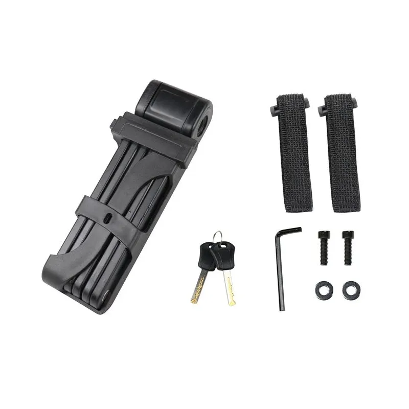 Velosipēda slēdzene Outliner Rėmui, melna krās.