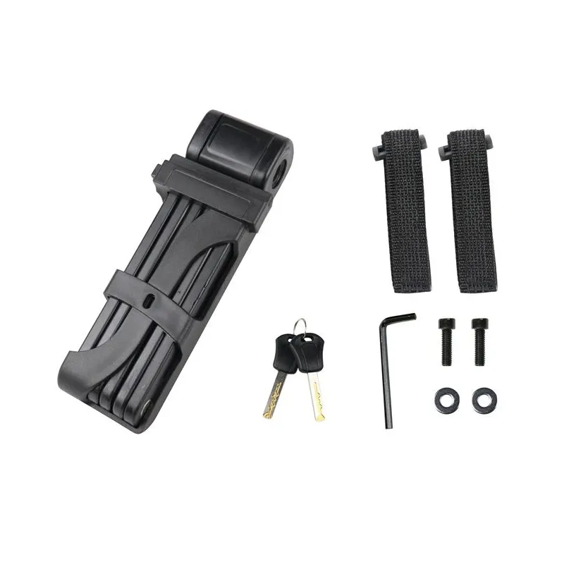 Velosipēda slēdzene Outliner Rėmui, melna krās.