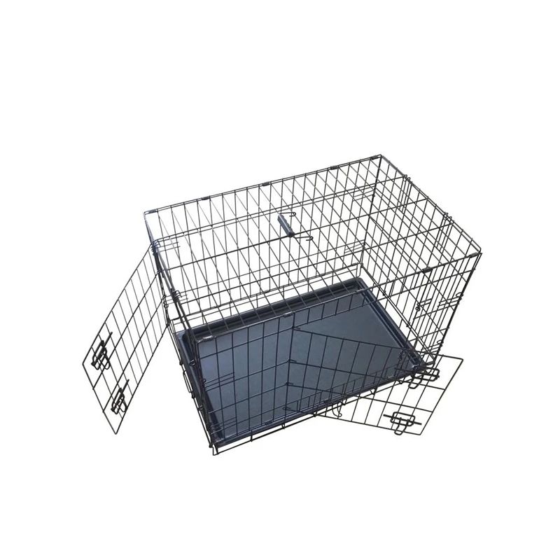 Suņa būris Höppy. 610 x 430 x 480 mm. metāls