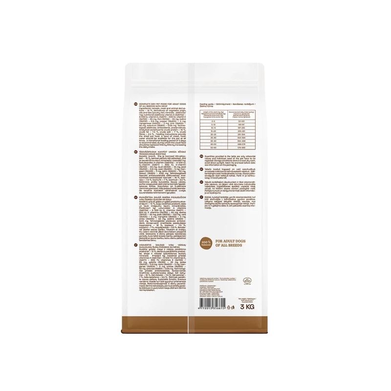 Sausā suņu barība Höppy. gaļa. 3 kg