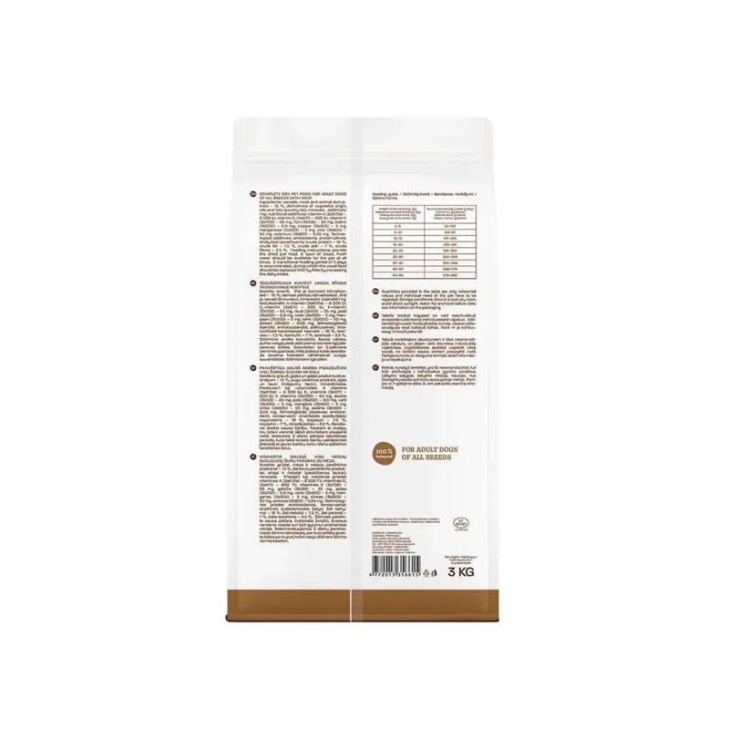 Sausā suņu barība Höppy, gaļa, 3 kg