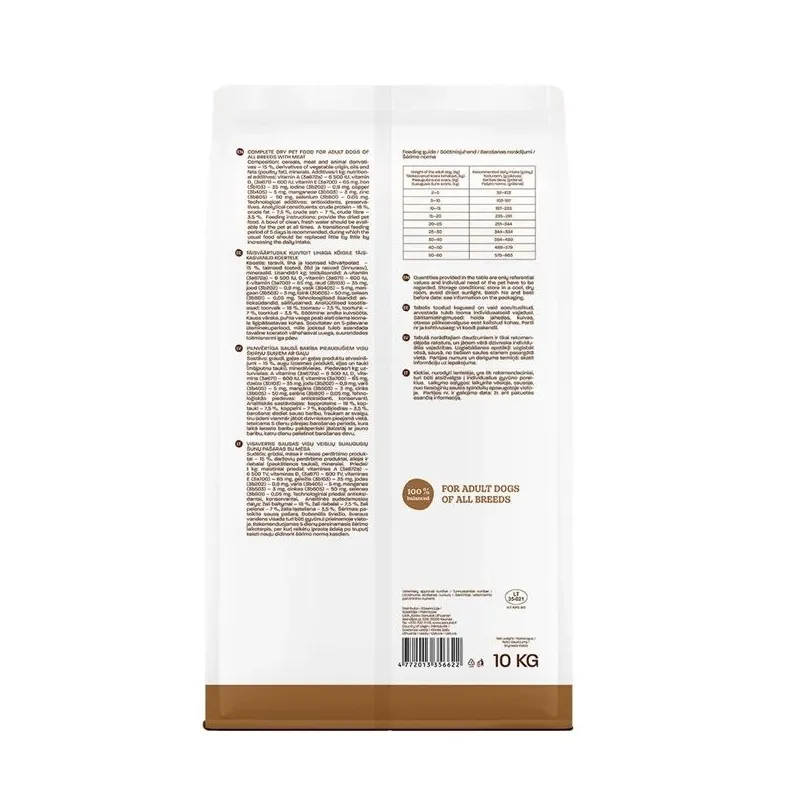 Sausas šunų maistas Höppy. mėsa. 10 kg