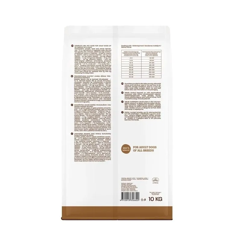 Sausas šunų maistas Höppy. mėsa. 10 kg