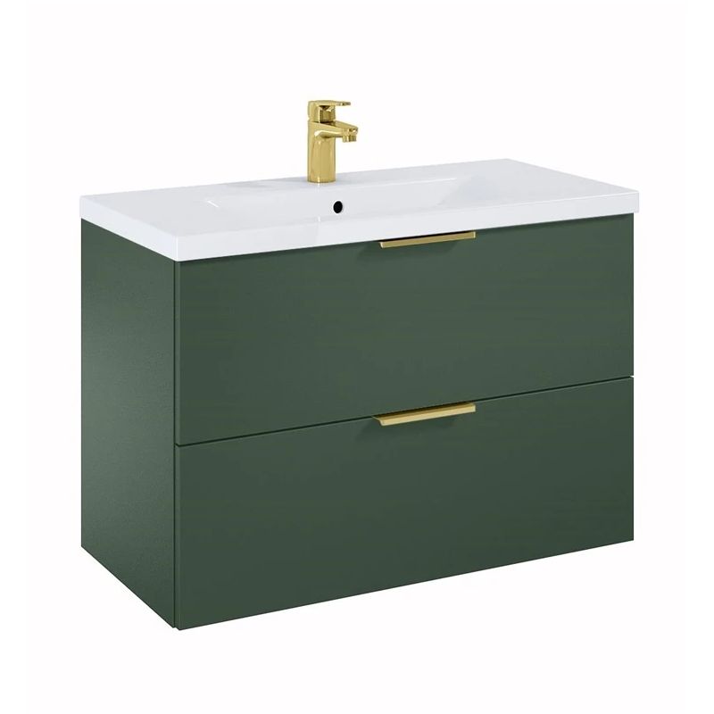 Vannas istab skapis ar izlietni Elita Astra. zaļ. 40.5x80x53