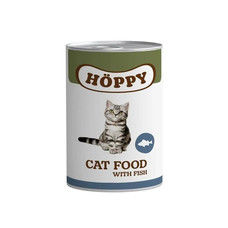 Mitrā kaķu barība Höppy, zivs, 0.415 kg