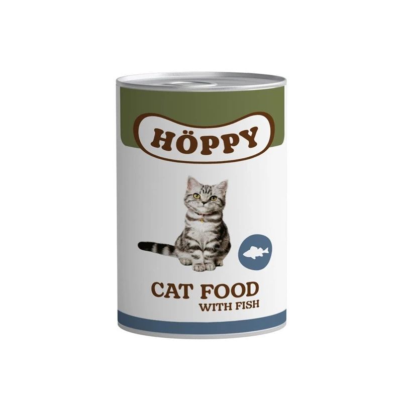 Mitrā kaķu barība Höppy. zivs. 0.415 kg