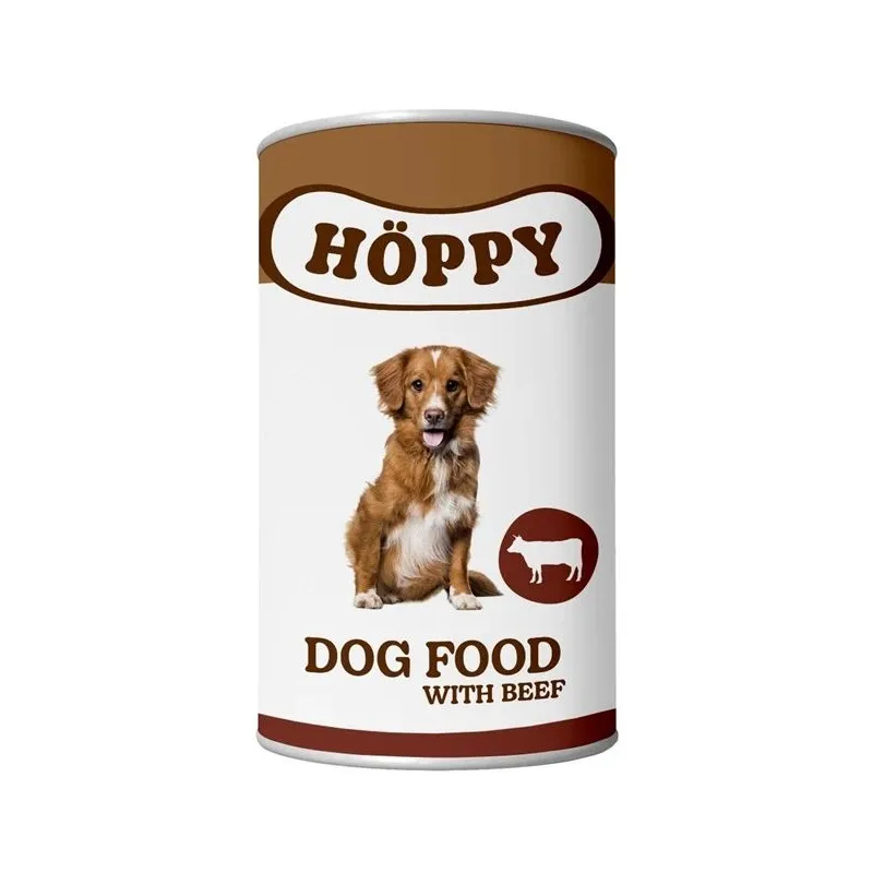 Mitrā barība ,konservi, suņiem Höppy, liellopa gaļa, 1,25 kg