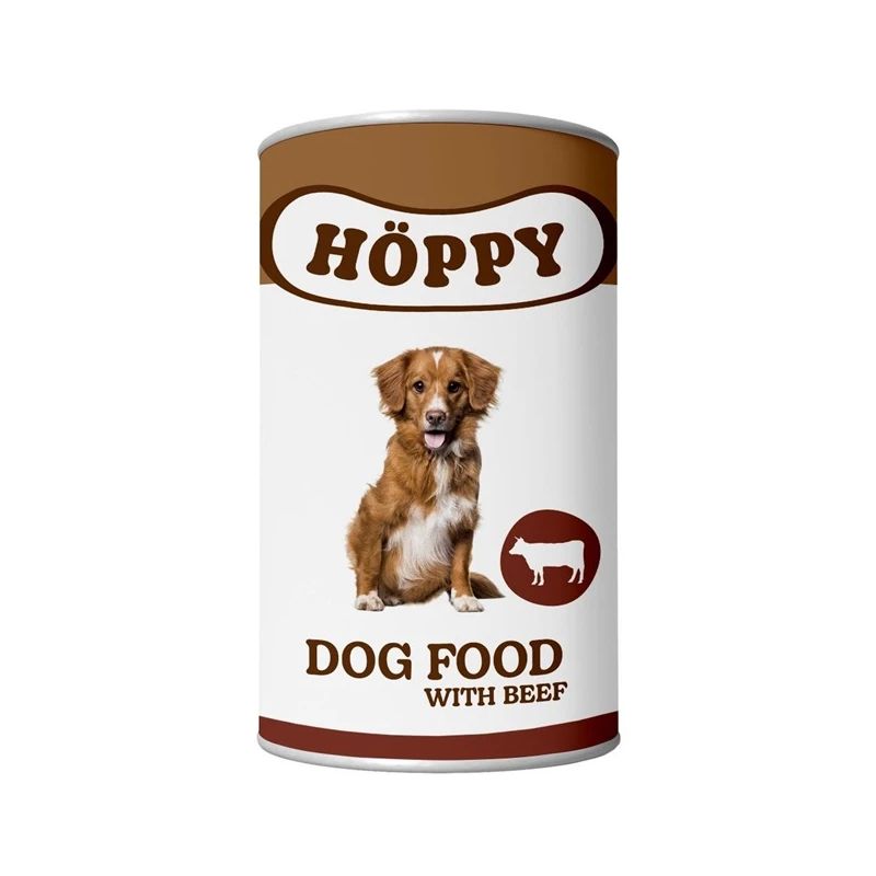 Mitrā barība ,konservi, suņiem Höppy. liellopa gaļa. 1.25 kg