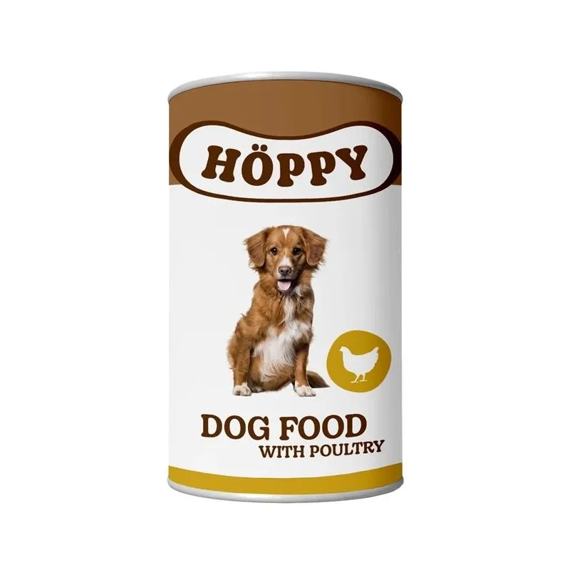 Mitrā barība ,konservi, suņiem Höppy, mājputnu gaļa, 1,25 kg