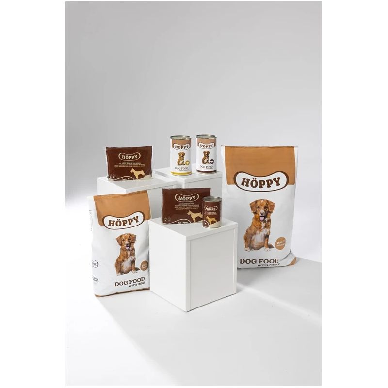 Mitrā barība ,konservi, suņiem Hoppy. mājputnu gaļa. 1.25 kg