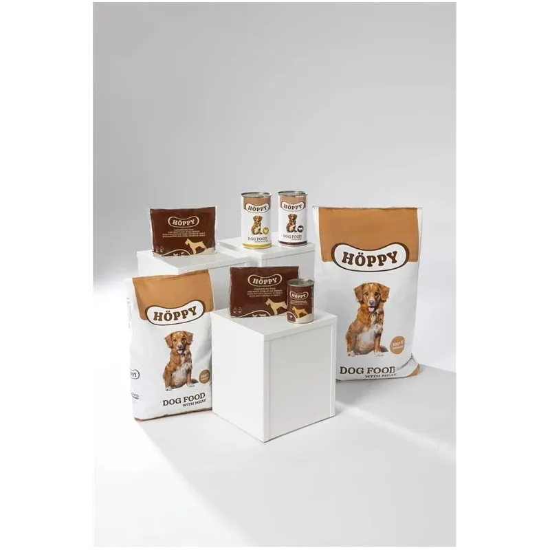 Mitrā barība ,konservi, suņiem Höppy, liellopa gaļa - mājputnu gaļa, 0.1 kg x 4 gab.