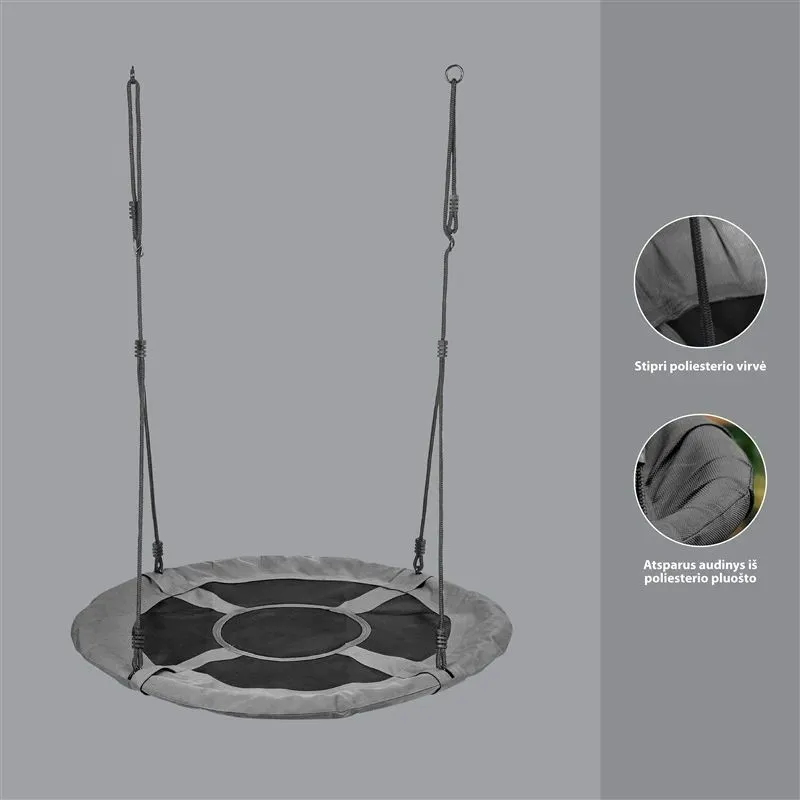 Swing DIA S04-418. DIA100 cm. black. Outliner