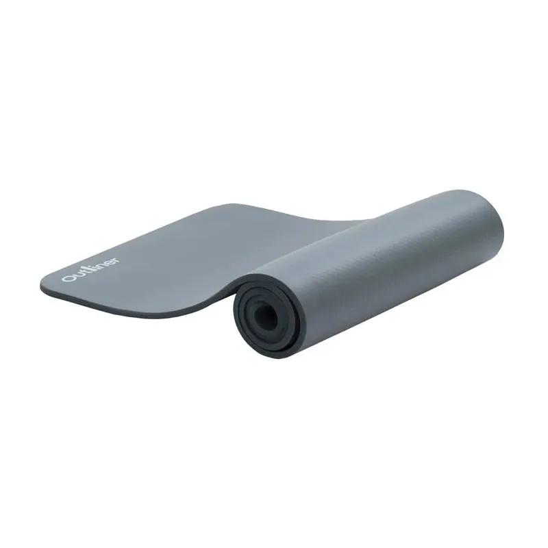 Fitnesa un jogas paklājs Outliner, zaļa krās., 183 cm x 60 cm x 1 cm