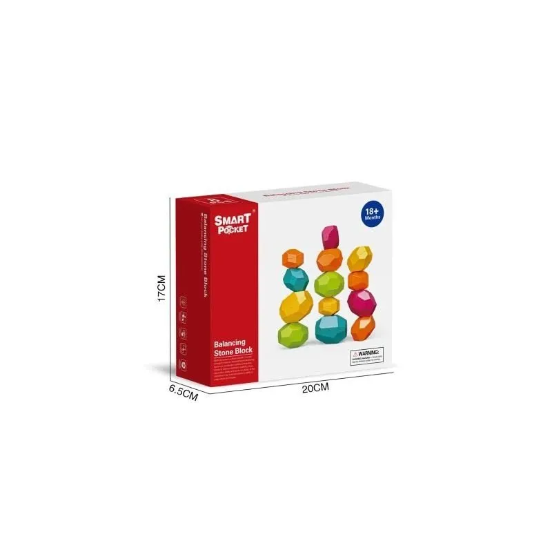 Tasakaaluplokid Smart Pocket balansiniai akmenukai 8vnt