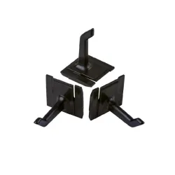 Konks Toolflex, must v., 3 tk