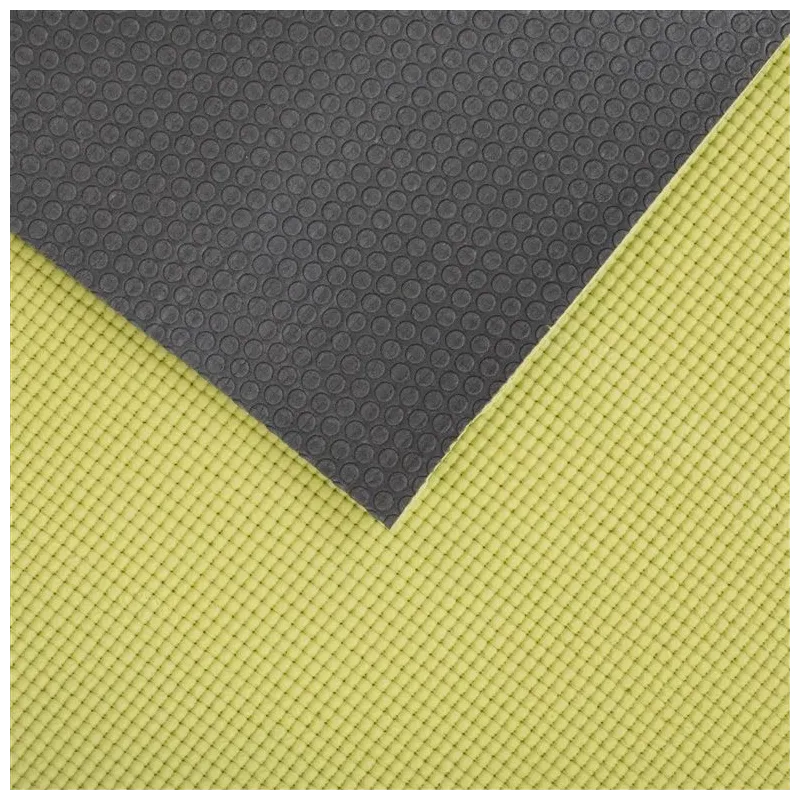 Fitnesa un jogas paklājs Outliner, melna krās.-zaļa krās., 173 cm x 61 cm x 0.6 cm