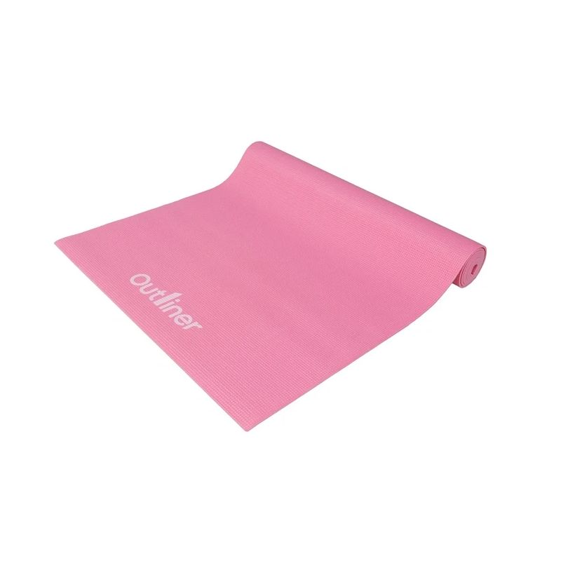 Fitness un jogas paklājiņš Outliner. rozā. 173x61x 0.4cm