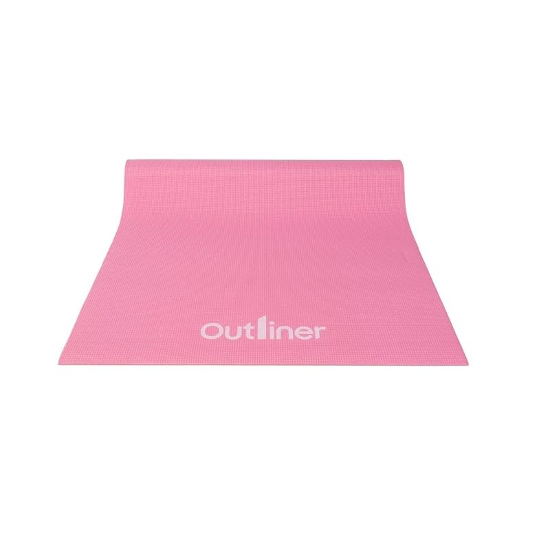 Fitness un jogas paklājiņš Outliner. rozā. 173x61x 0.4cm