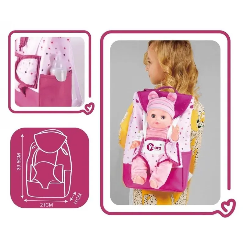 Beebinukk Lovely Doll WZB8801-8 WZB8801-8, 36 cm
