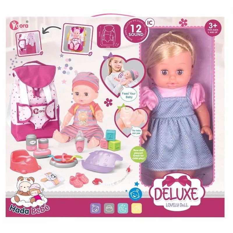 Lelle - jaundzimušais Lovely Doll WZB8801-8. 36 cm