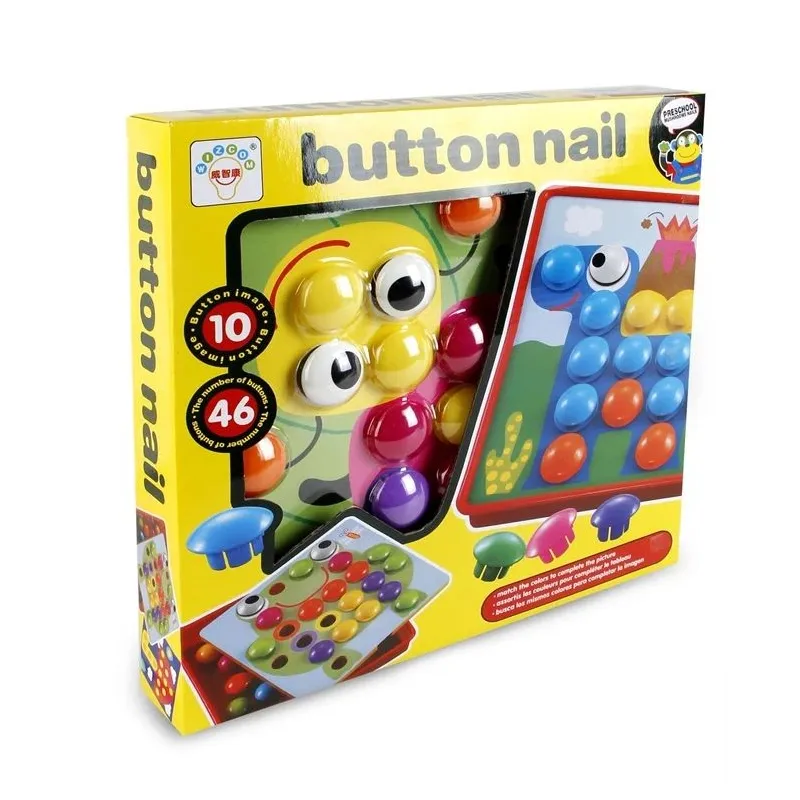Button puzzle game 30.5x5x30.5
