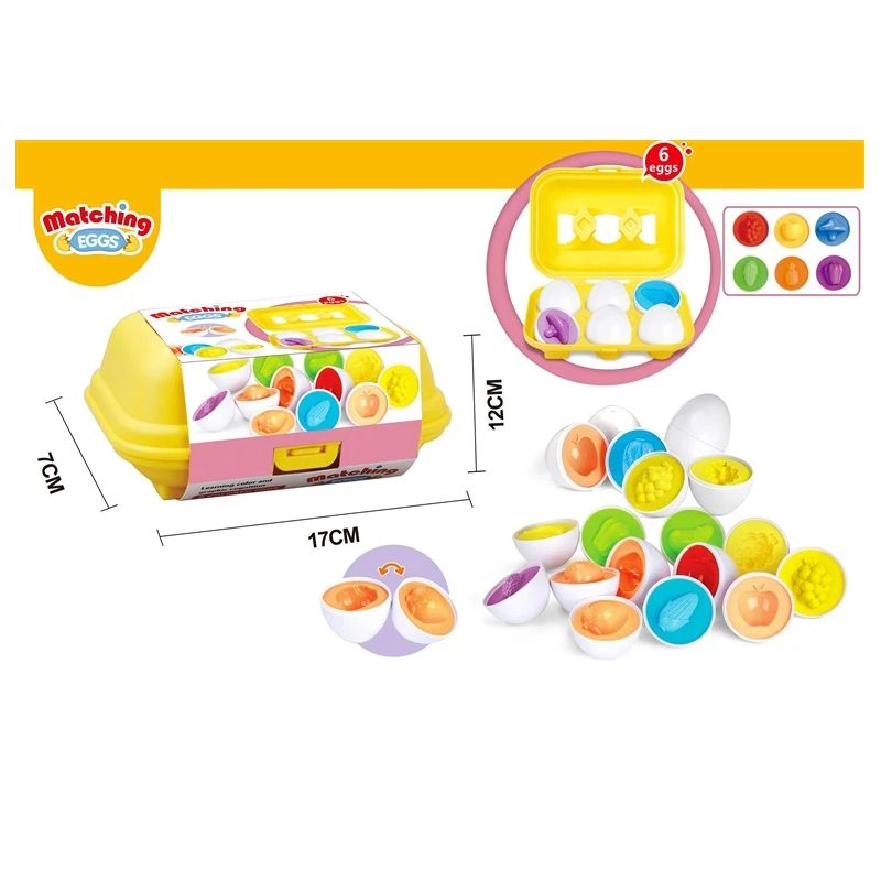 Izglītojošās rotaļlieta Matching Eggs MX0390403