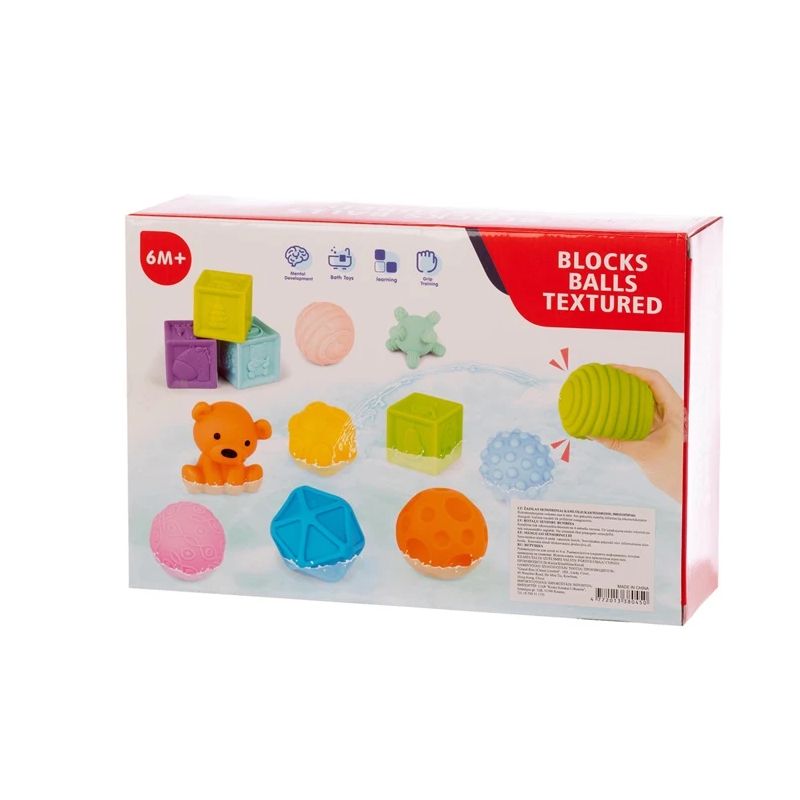 Rotaļlieta Blocks Balls Textured MX0401010