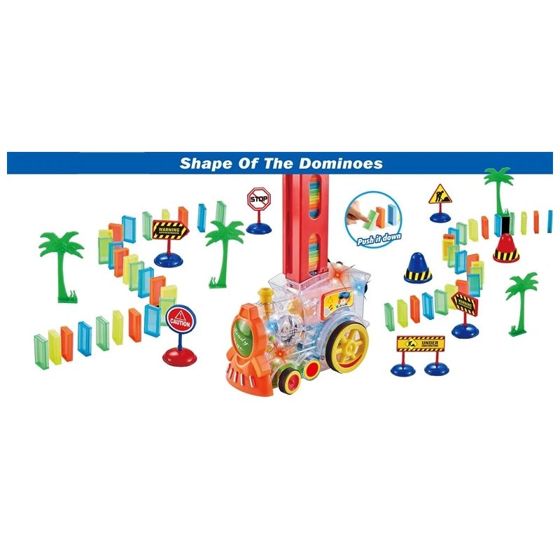 Izglītojošās rotaļlieta Domino Train MX0427071