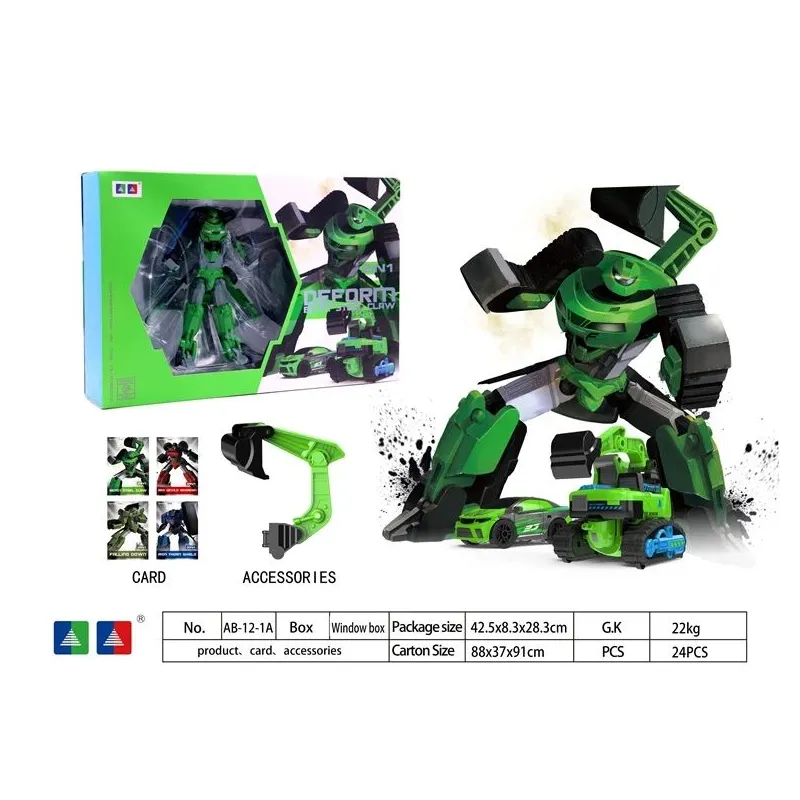 Transformers 2in1 Beast Steel Claw MX0397428, melna krās.-zaļa krās.