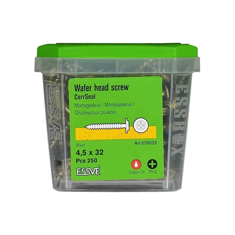 Koka skrūve, skrūves kokam Essve, 4.5 x 32 mm, 250 gab.