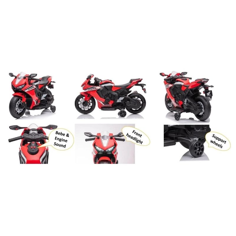 Žaislinis akumuliatorinis motociklas HONDA